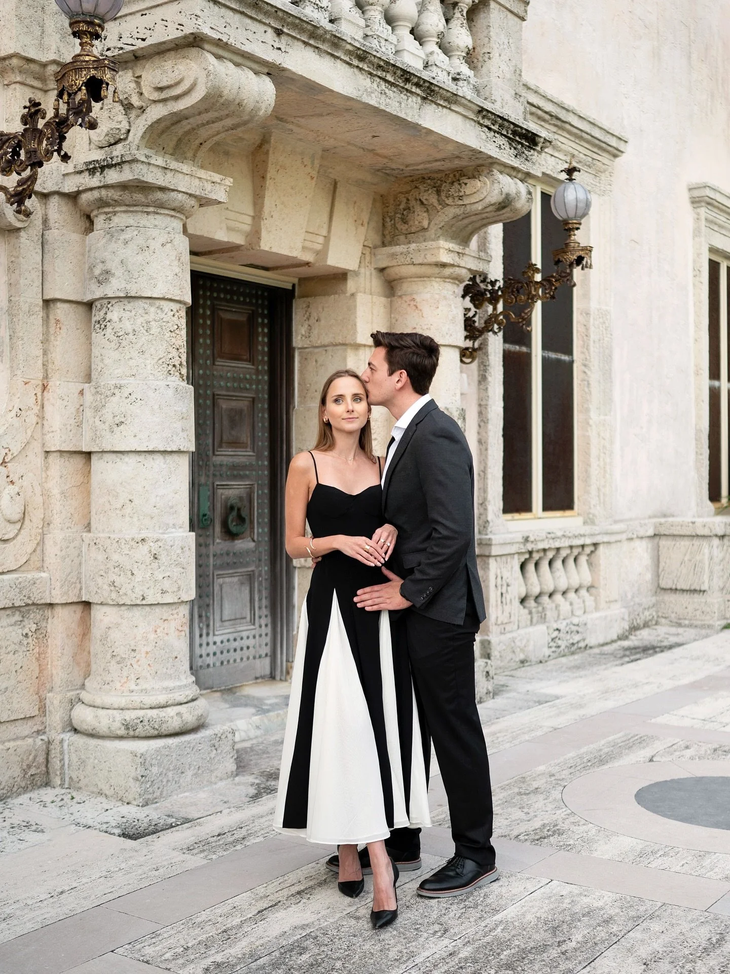 When Daria and Nicolai told me they were traveling from Boston to Miami just to shoot their engagement at the iconic Vizcaya Museum &amp; Gardens, I had a feeling they were the perfect mix of classic and adventurous!