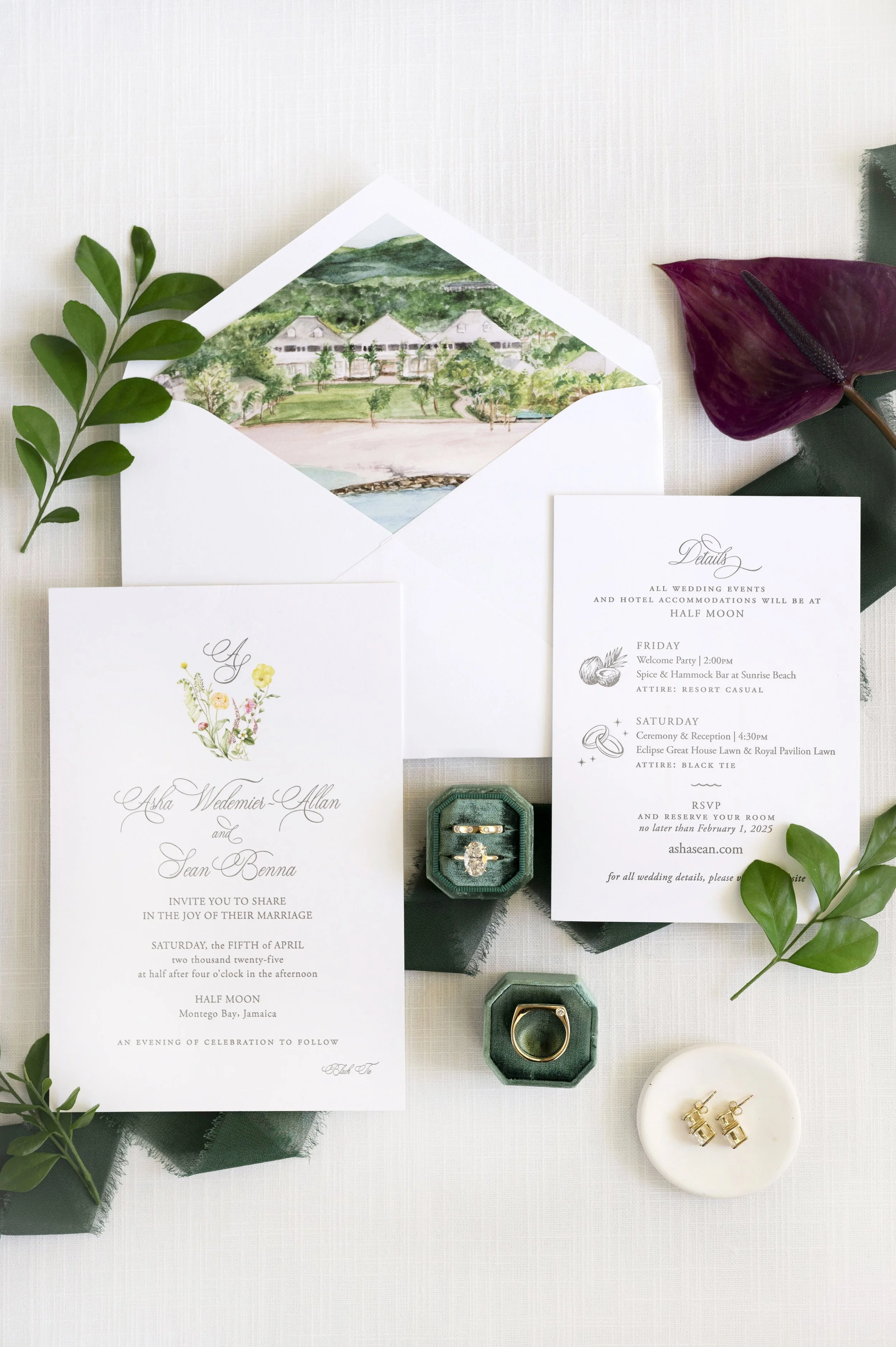 wedding invitation details