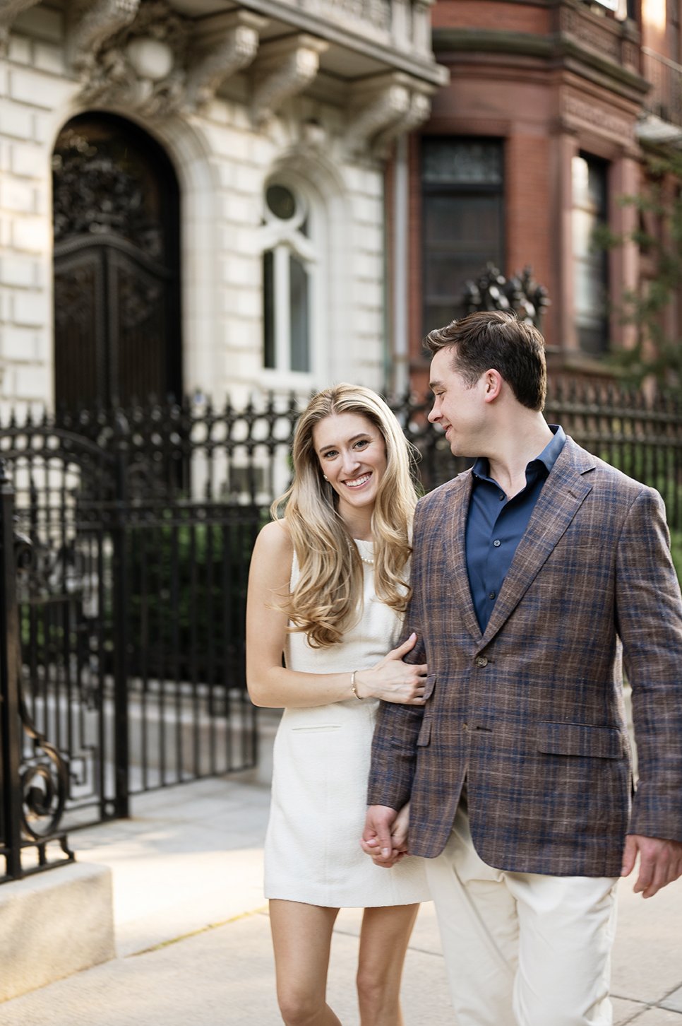 Classic Boston Engagement Session at the Public Library, Beacon Hill &amp; Public Garden - Cathryn and Brendan