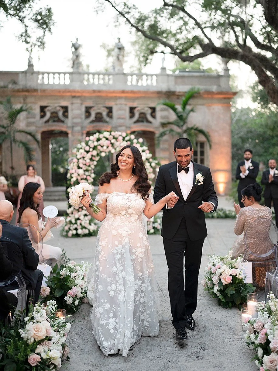Christina and Saby&rsquo;s wedding at Vizcaya Museum and Gardens felt like stepping into a European love story right here in Miami.

They adore this city, so there was no better place to say &ldquo;I do&rdquo; than surrounded by waterfront views, his