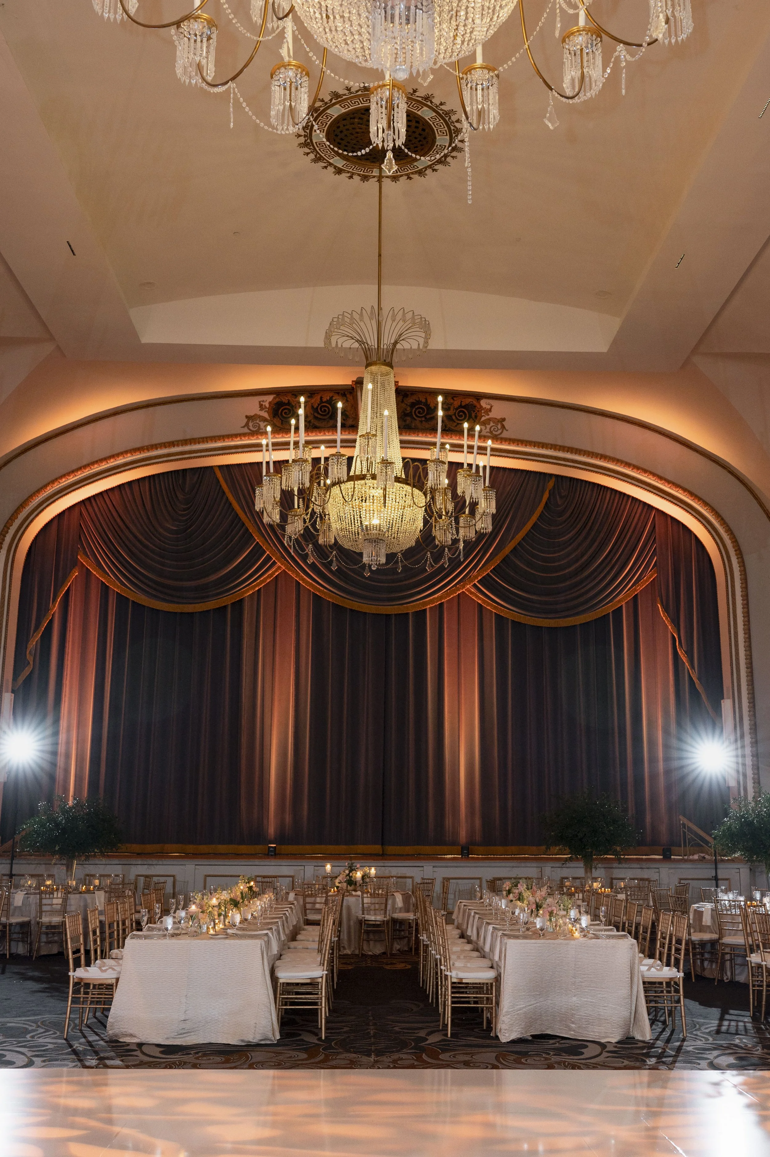 room view of the ballroom park plaza hotel wedding