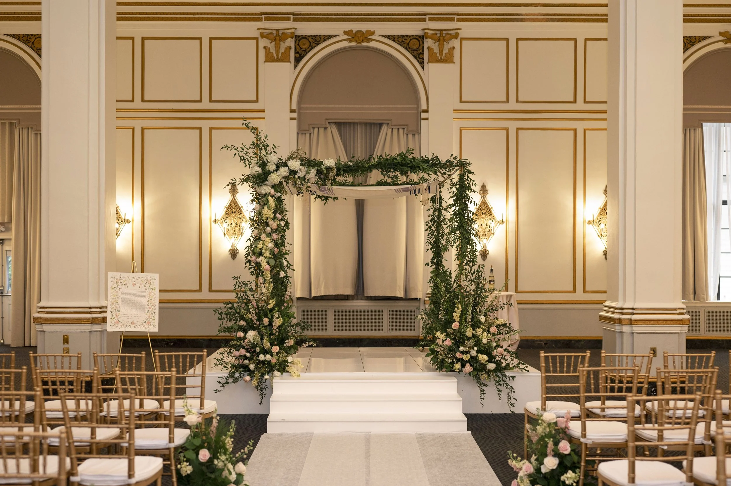 ceremony decor for jewish wedding