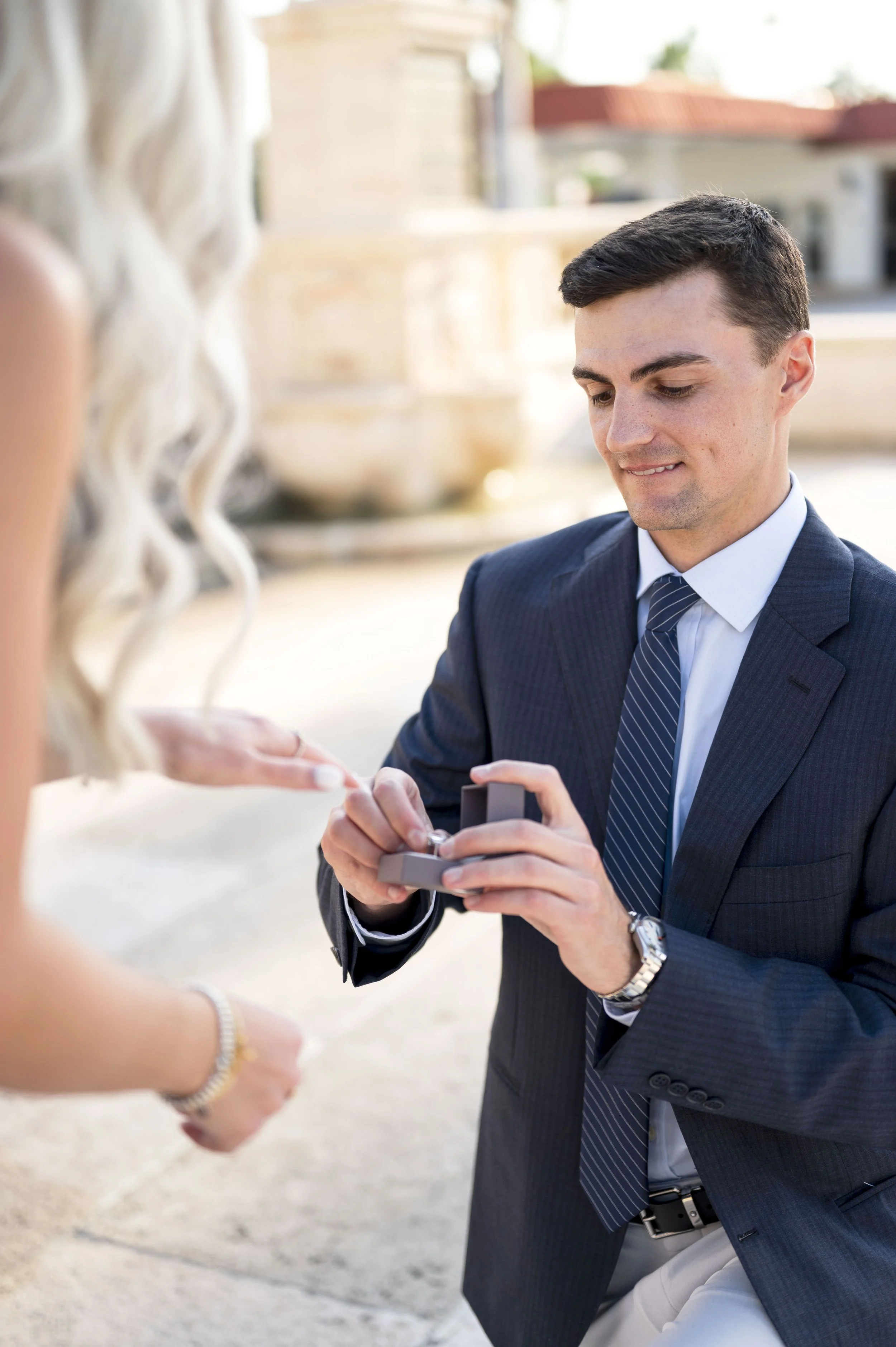 Michael on his knew proposing to Mattie (Copy)
