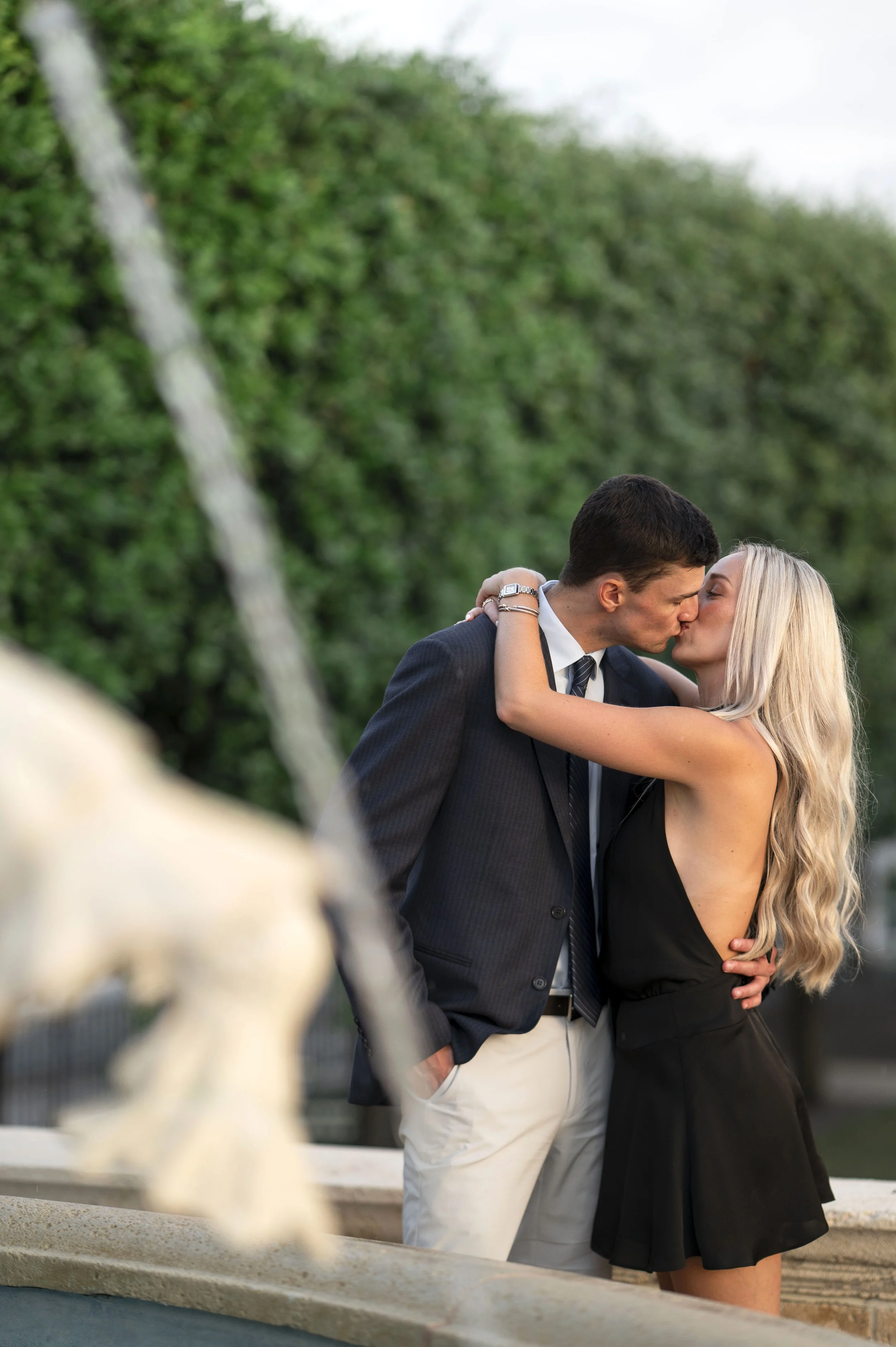 Newly engaged couple Michael and Mattie embracing after their Palm Beach proposal (Copy)