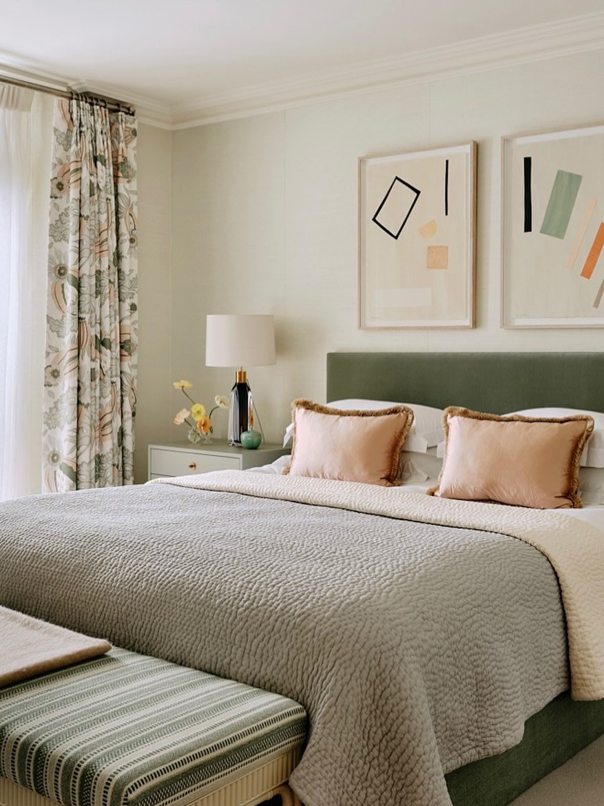 Spring is round the corner&hellip;. The master bedroom from one of our London projects. #interiordesign #bedroomdecor #luxuryliving #londoninteriors #contemporaryhome