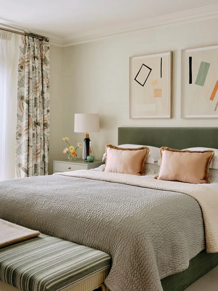 Spring is round the corner&hellip;. The master bedroom from one of our London projects. #interiordesign #bedroomdecor #luxuryliving #londoninteriors #contemporaryhome