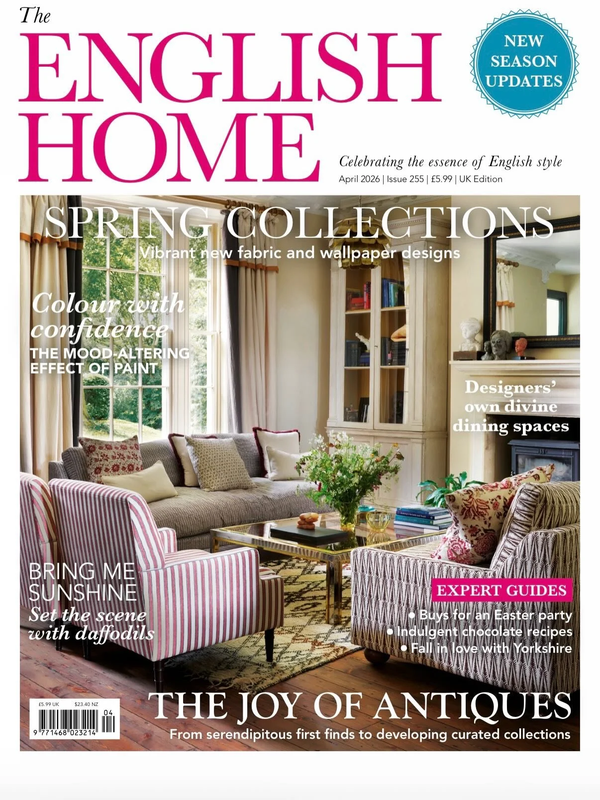 Thanks @englishhomemag and @emmajpage for featuring our work in the April issue in a piece on dining spaces. #interiordesign #diningroomdecor #englishhome #interiorstyle #howwedwell