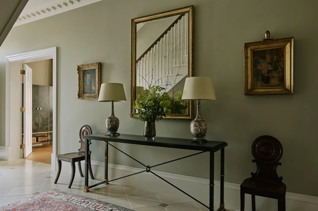 Happy Easter Monday.  #recentproject #halldecor #manorhouse #interiordesign #countryhousestyle