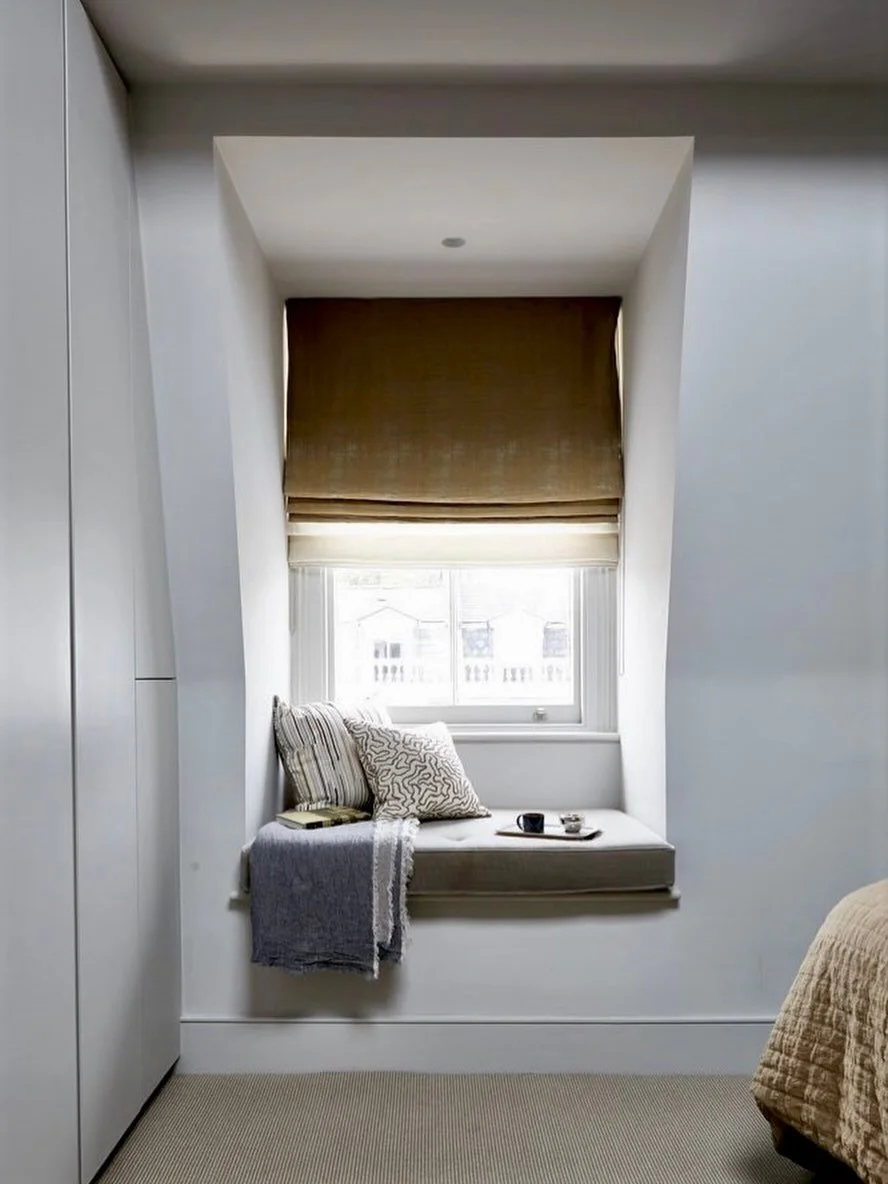 Coffee on a Sunday morning.  Minimalism can still be cosy. #previousproject #penthouse #londoninteriors #bedroomdecor #londoninteriordesigner