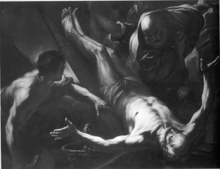 Beinaschi : Martyrdom of St. Peter (Milan, Brera; now Golasecca, S. Maria Assunta)
