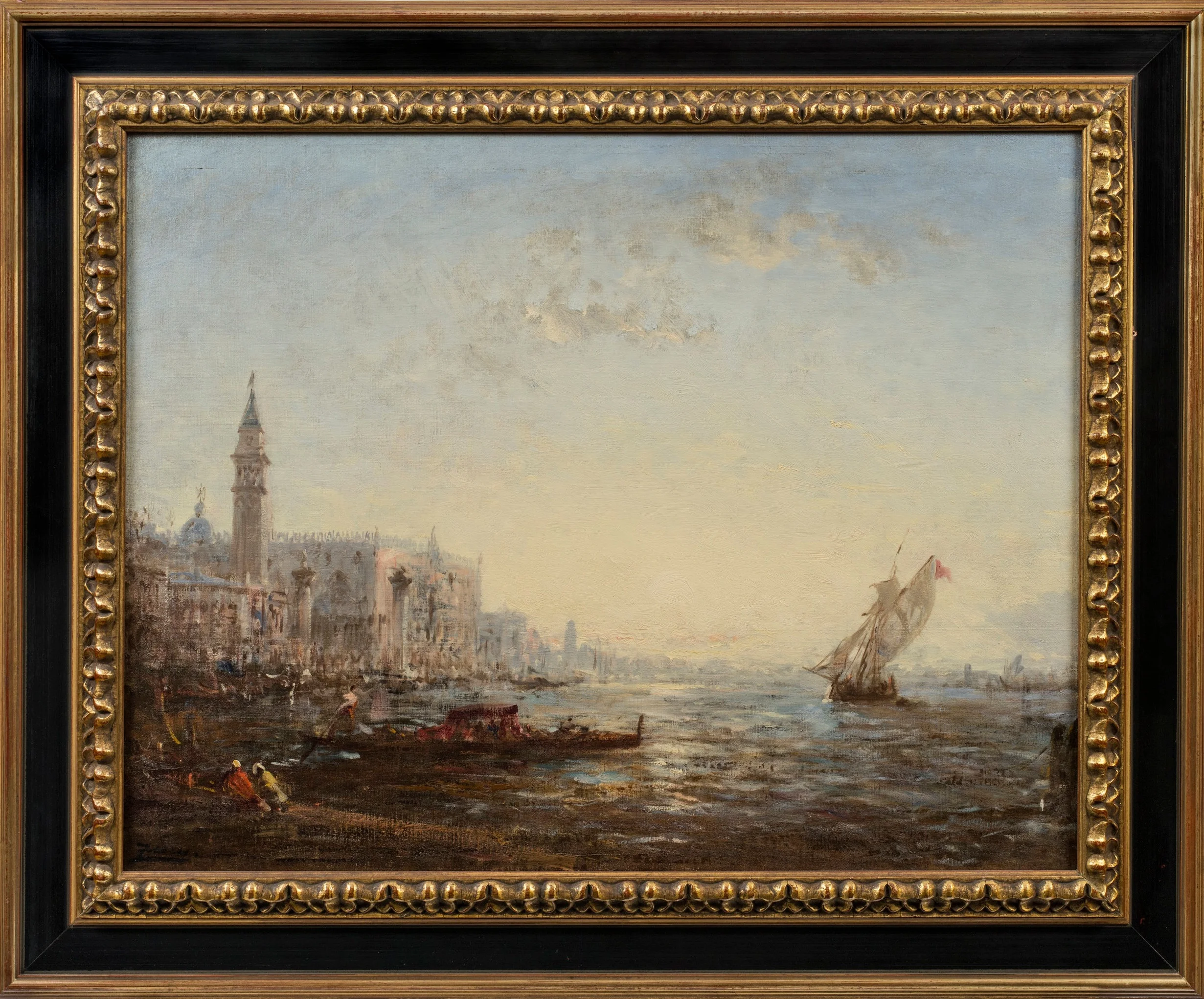 Félix Ziem, Sunrise over the Bacino di San Marco