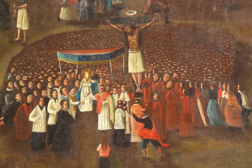 Fig. 5. Detail of Ex-voto of Cuzco’s 1650 Earthquake.