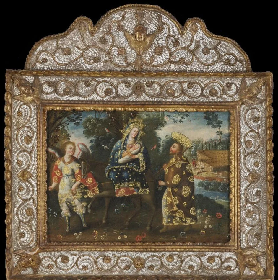 Holy family on way to safety