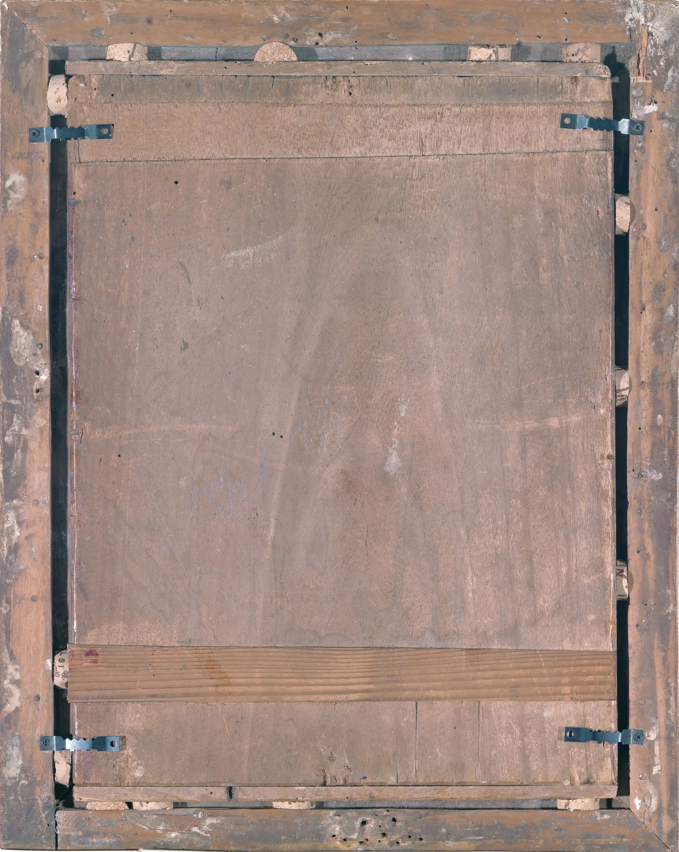 Reverse of wood panel