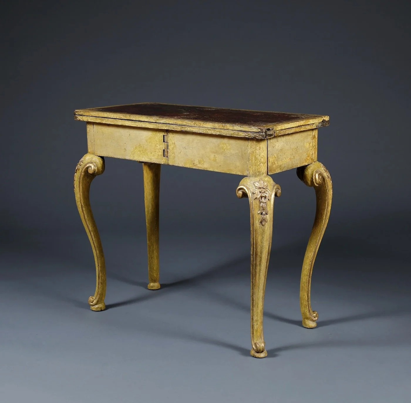 Quarter view of the present dressing table, closed