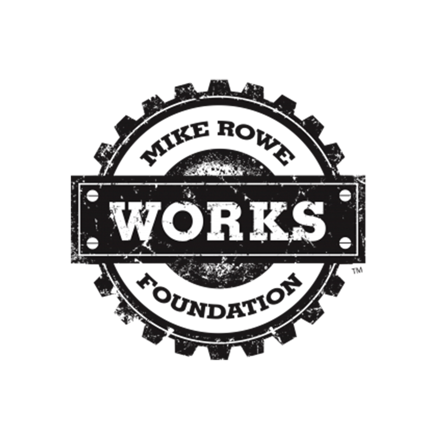 MikeRoweWORKS Foundation is a non-profit that focuses on helping to close the skills gap through initiatives like the Work Ethic Scholarship Program which provide support to people who want to learn a skilled trade.