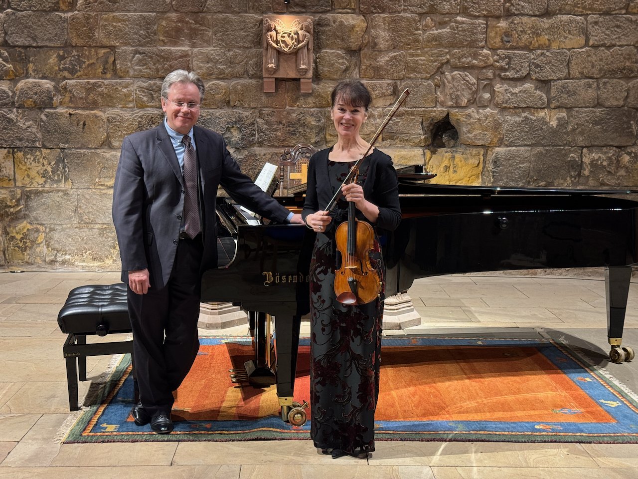 August 6 - Gina McCormack (violin) and Nigel Clayton (piano)