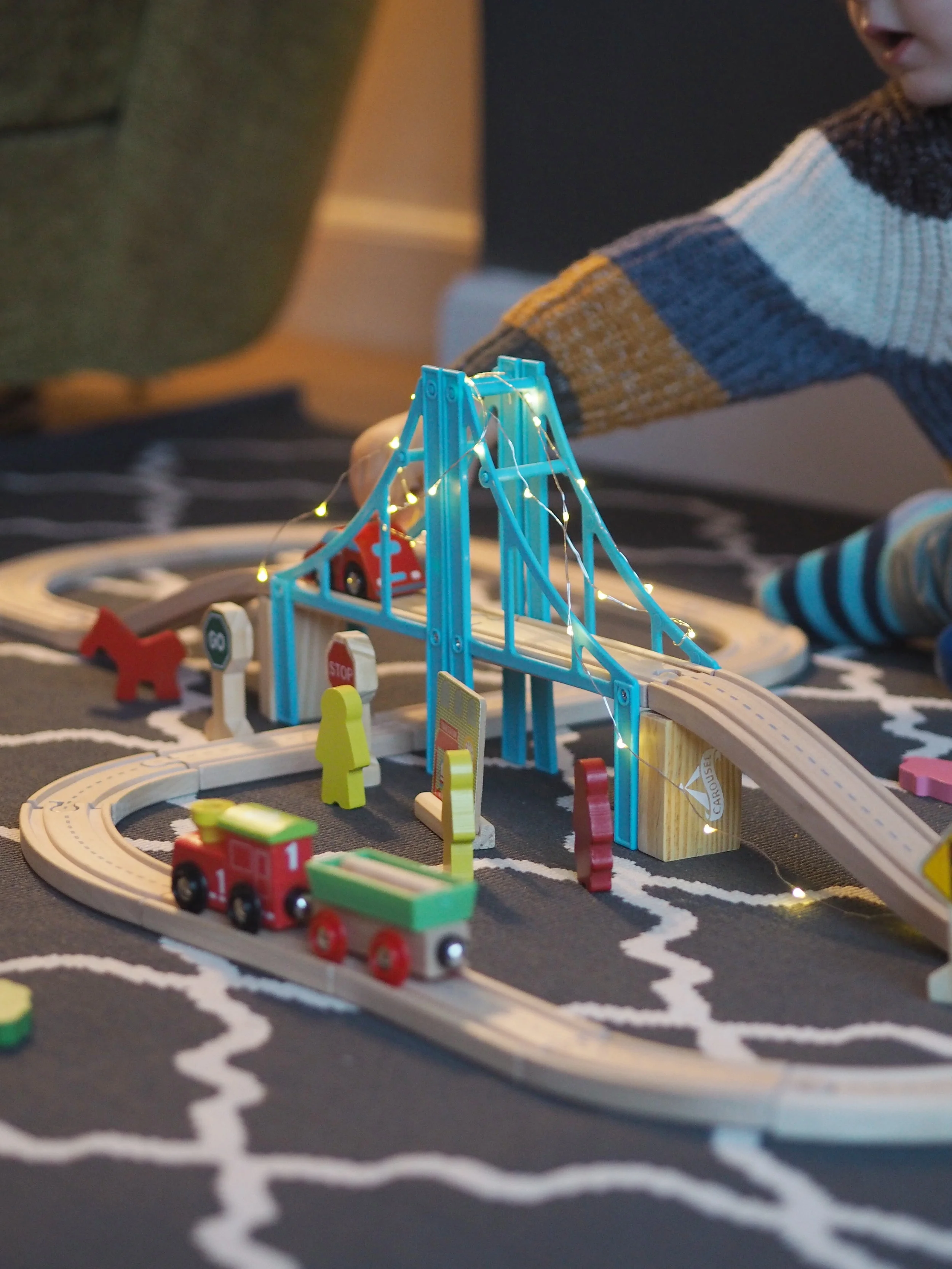 tesco carousel train set