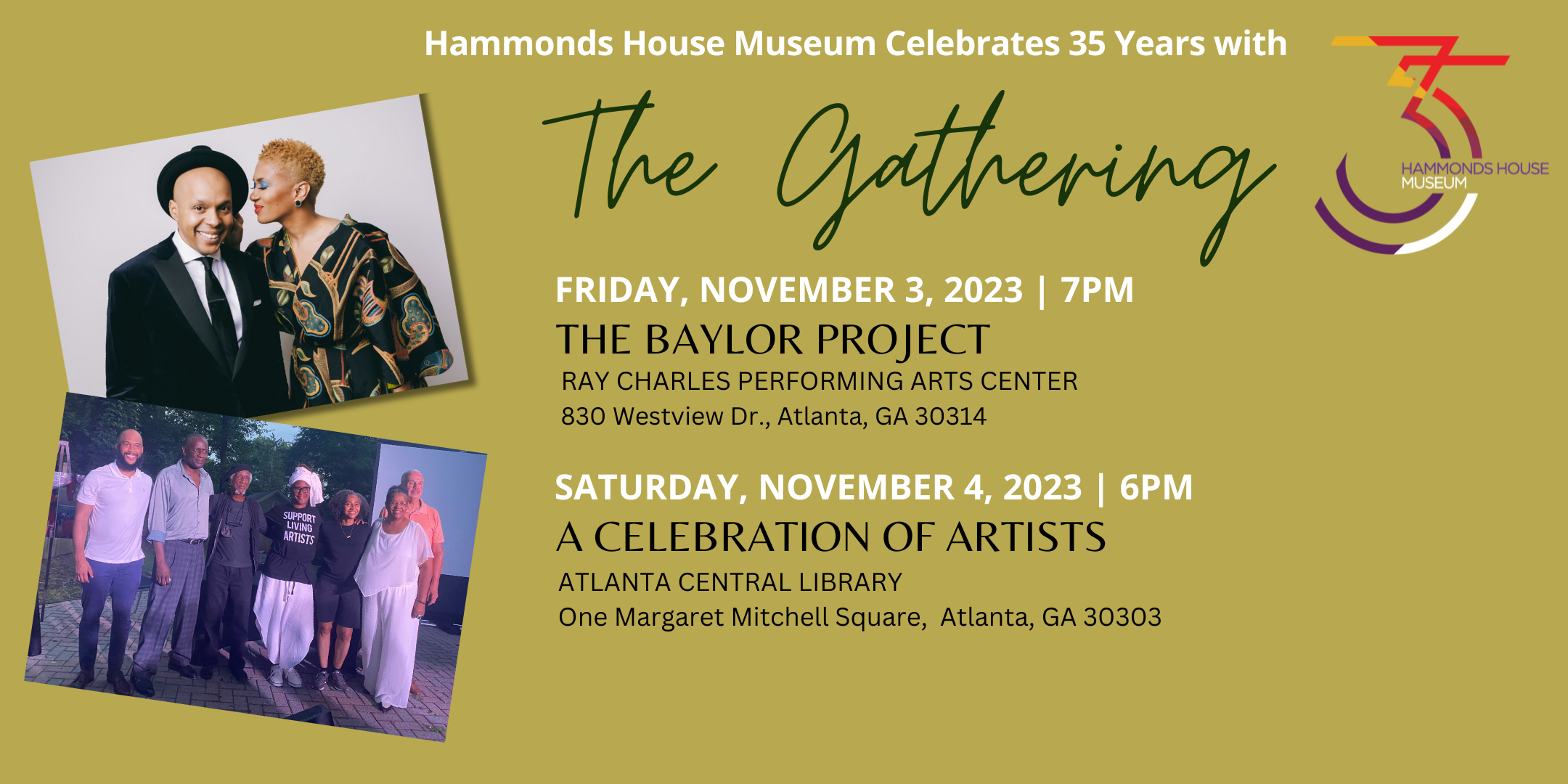 35th Anniversary Events — Hammonds House Museum