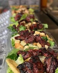 Steak tips salads