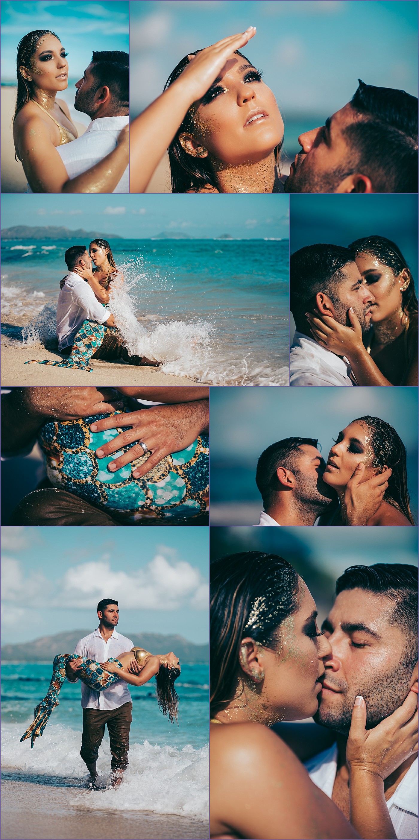 Mermaid Couple Glamour Hawaii Styled PhotoShoot - Ketino Photography - Oahu Family and Glamour Photographer.jpg