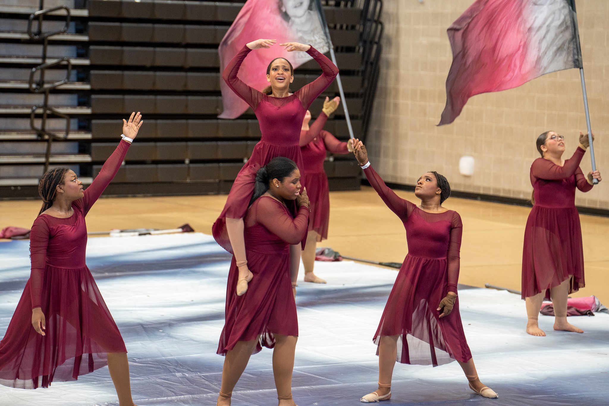 Colorguard — Sprayberry Band of Gold
