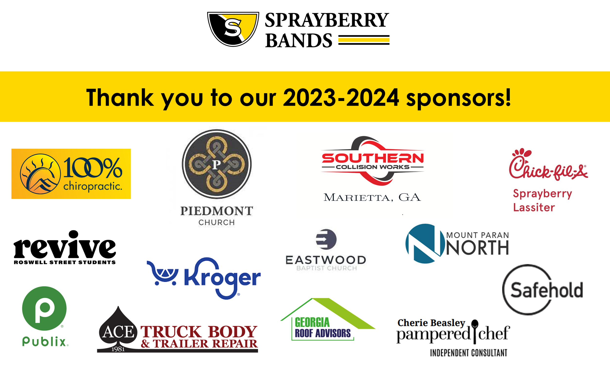  Want to Sponsor?   Thank you sponsors!      More Info    