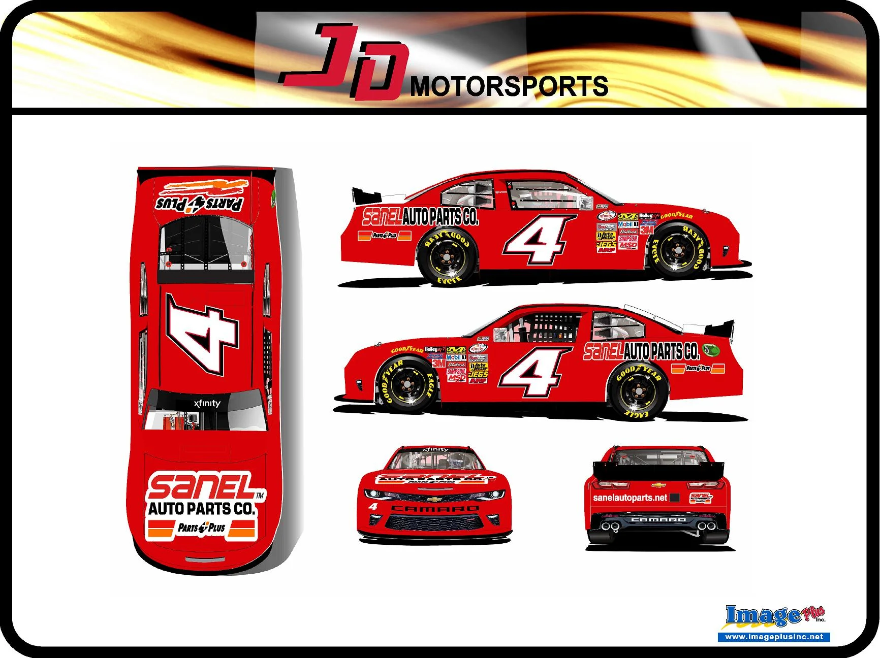 SANEL AUTO PARTS, PARTS PLUS SPONSORING CHASTAIN