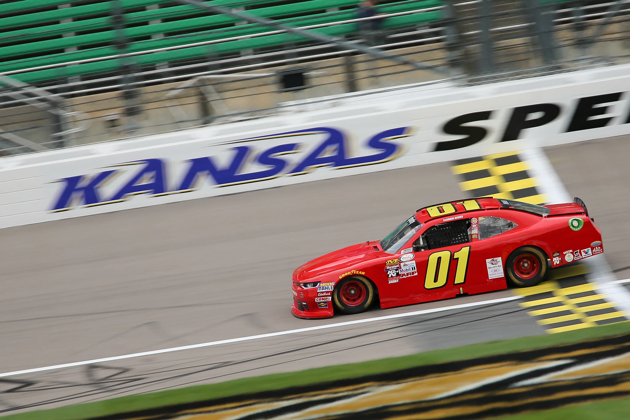 24th PLACE FINISH FOR RHODES AT KANSAS SPEEDWAY