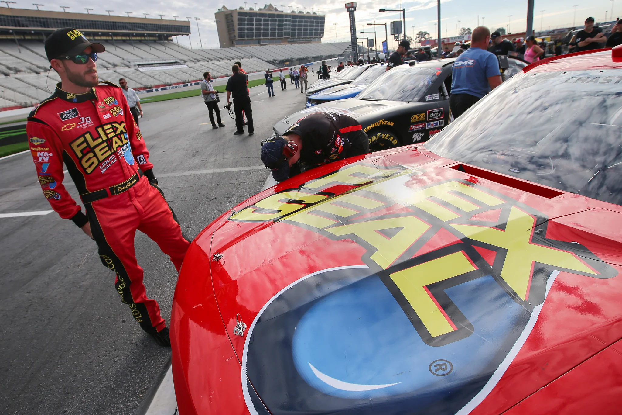 ROSS CHASTAIN FEELING LUCKY HEADING TO LAS VEGAS MOTOR SPEEDWAY