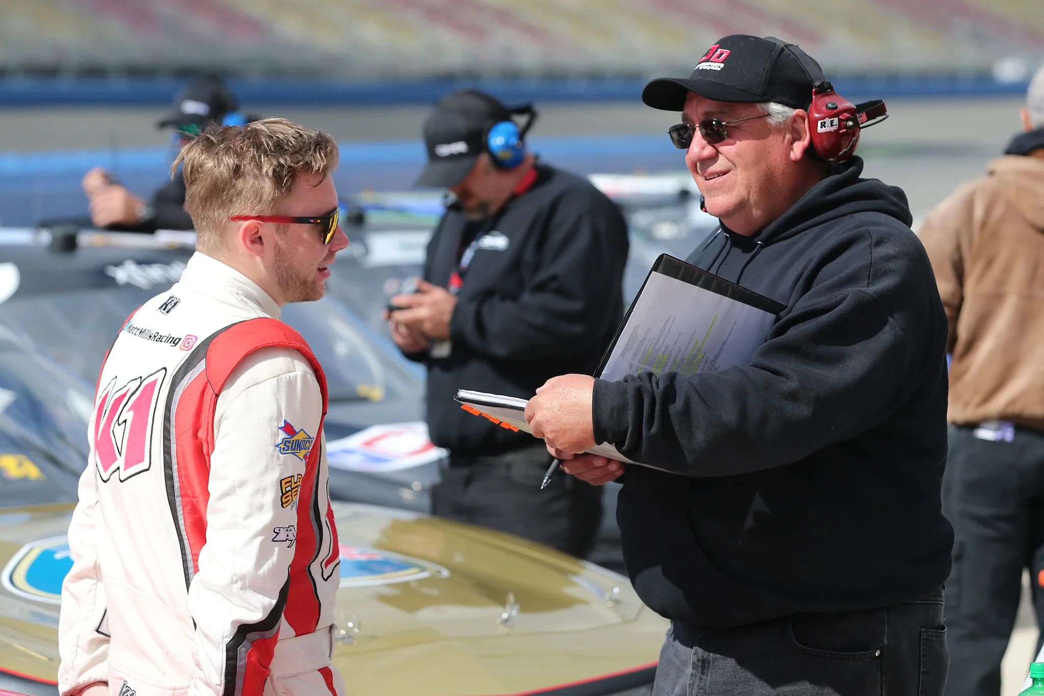MATT MILLS’ DAY ENDS EARLY AT AUTO CLUB SPEEDWAY