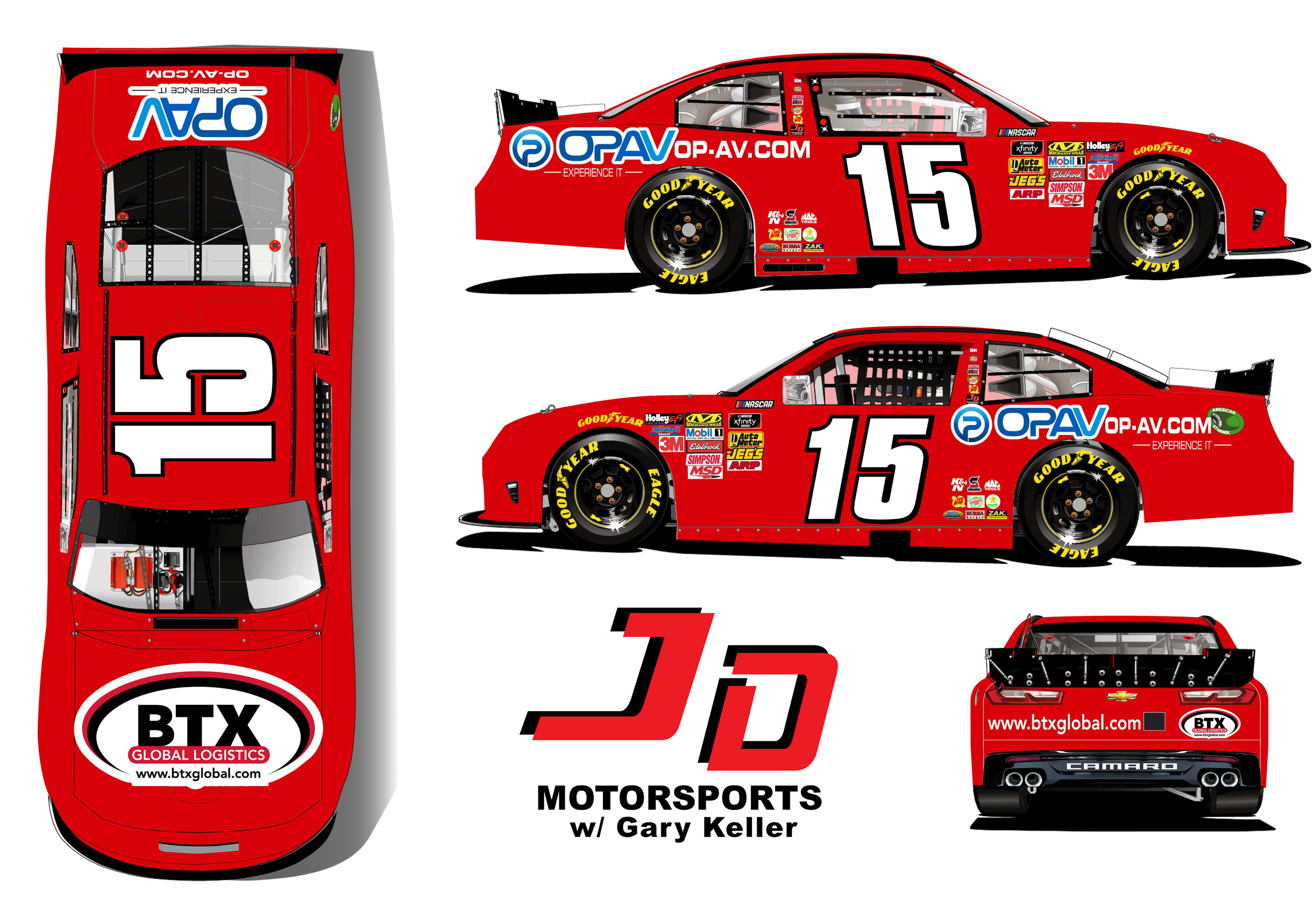 BTX GLOBAL LOGISTICS TO SPONSOR JD MOTORSPORTS AT DAYTONA
