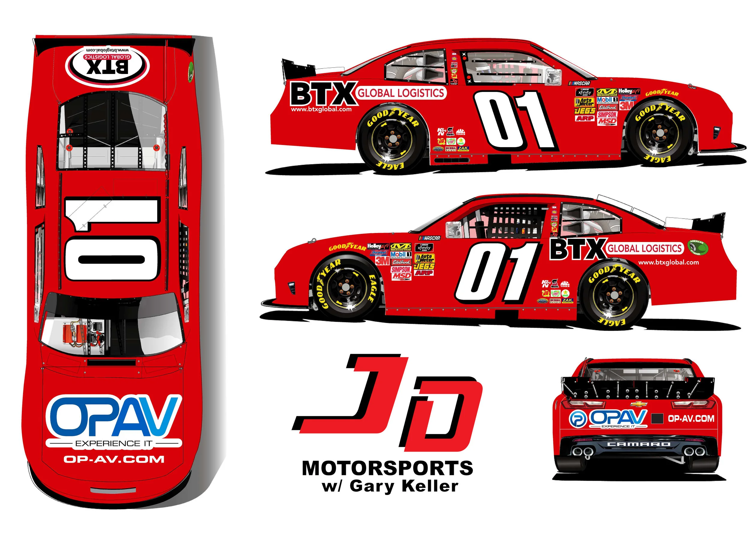 OPAV TO SPONSOR JD MOTORSPORTS AT DAYTONA