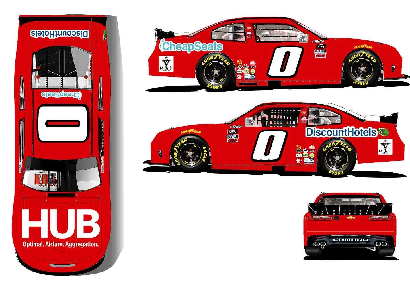   HubFares to Partner with Jeffrey Earnhardt &amp; JD Motorsports with Gary Keller