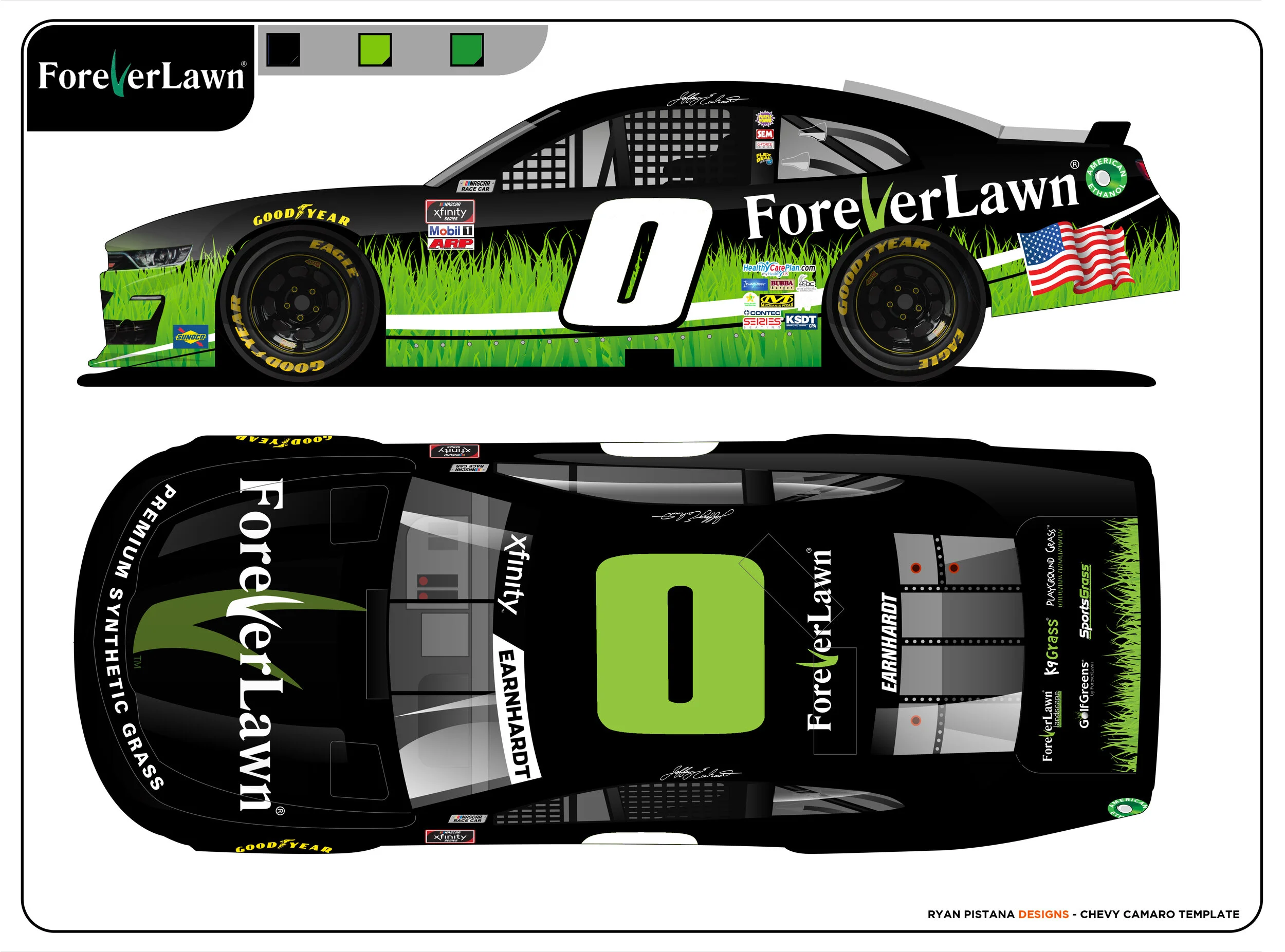 FOREVERLAWN SIGNS MULTI-RACE DEAL WITH JEFFREY EARNHARDT AND JD MOTORSPORTS WITH GARY KELLER