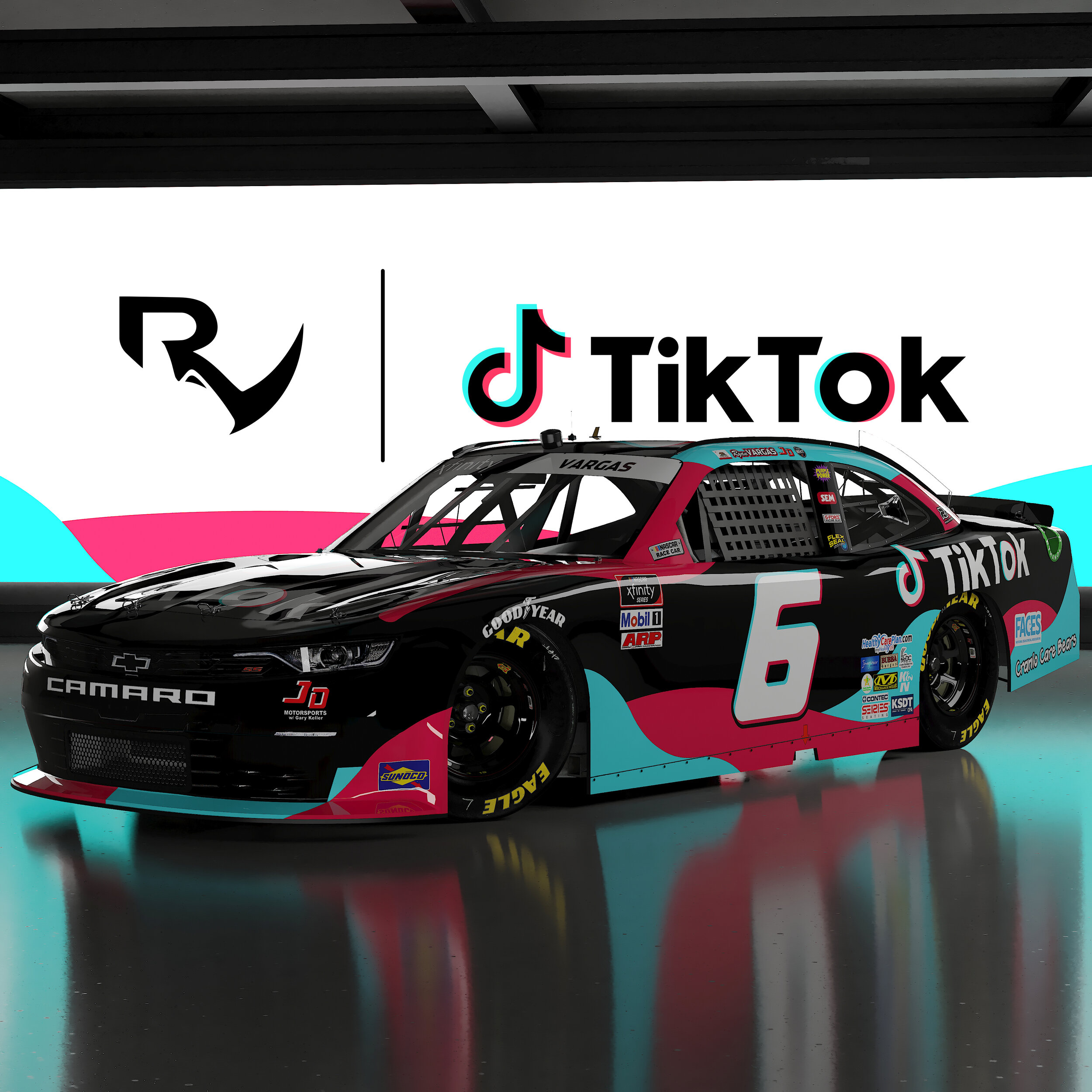 TIKTOK BREAKS INTO NASCAR AND PARTNERS WITH RYAN VARGAS AND JD MOTORSPORTS FOR REMAINDER OF 2020 SEASON