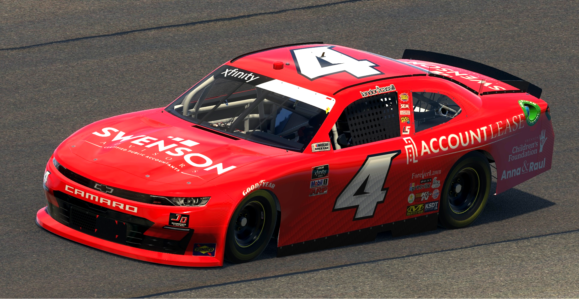 SWENSON ADVISORS TO PARTNER WITH LANDON CASSILL AND JD MOTORSPORTS AT HOMESTEAD-MIAMI