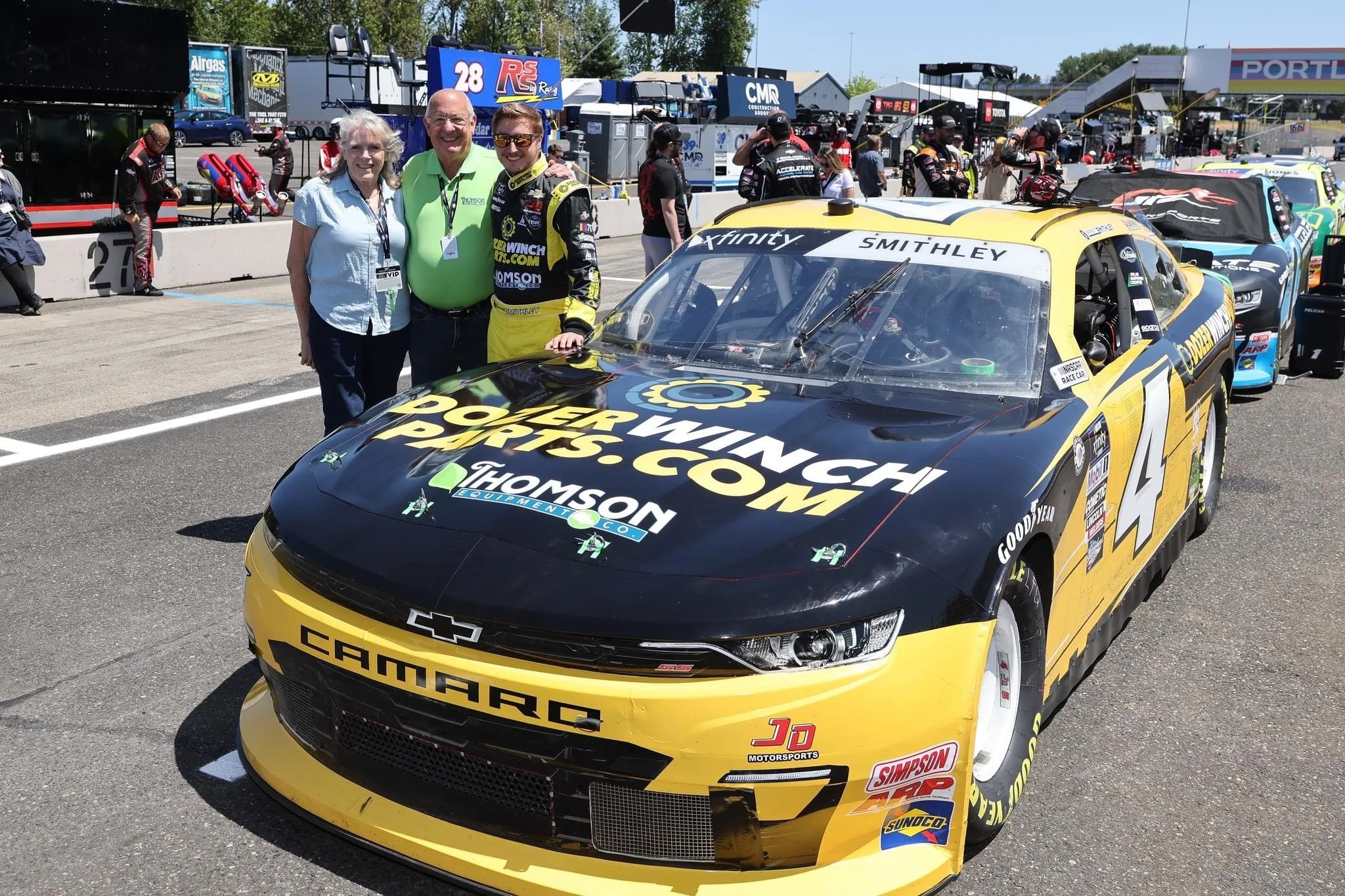 JD Motorsports and Garrett Smithley Partner with Dozer Winch Parts and Thomson Equipment for Pacific Office Automation 147