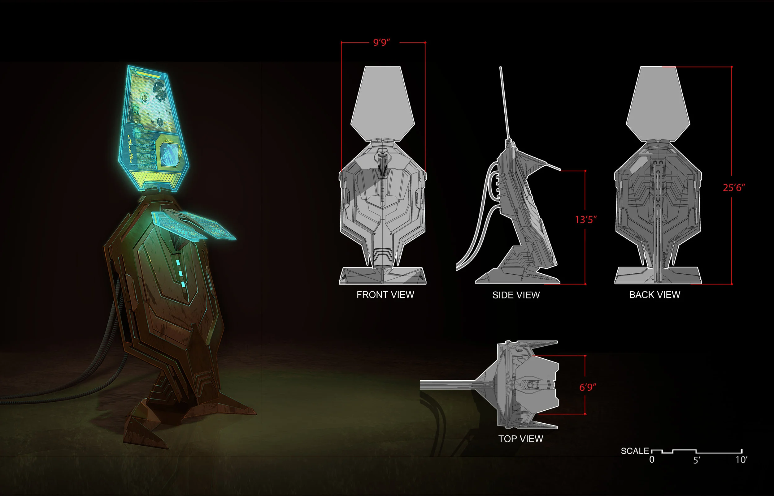 Transformers Prime TV Show, Concept design, 3d modeling and rendering, Sketchup, maya and photoshop.