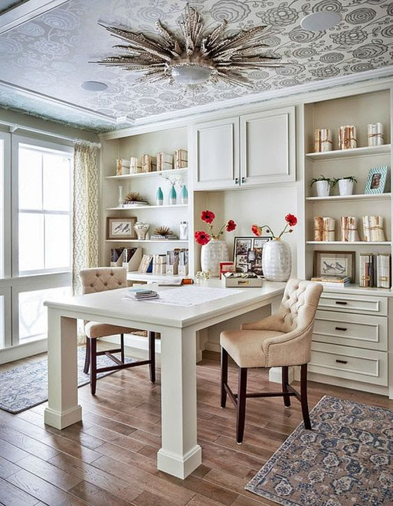 (SOURCE: Traditional Home Office by Denver Interior Designers & Decorators Duet Design Group