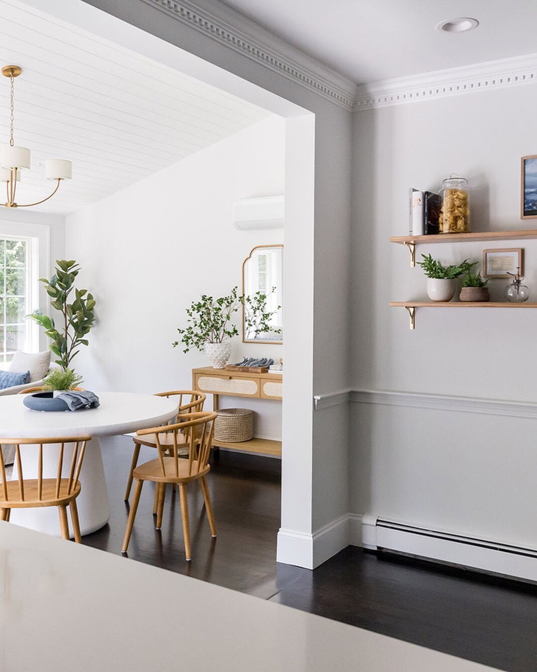 Today we're moving from the sunroom into the kitchen of our Coachmen Project. During this renovation, the cased opening between the kitchen and the sunroom was widened. It was previously about a foot narrower than this photo shows. This changes how f