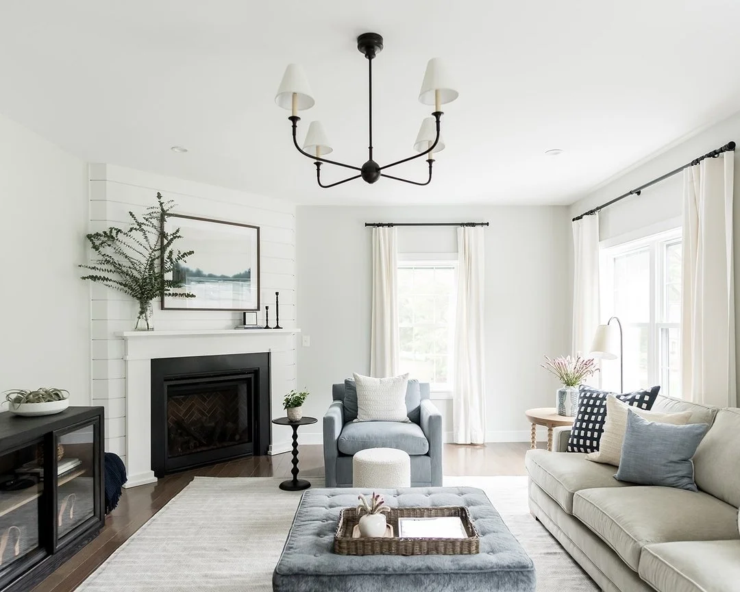 We are throwing back today's #transformationtuesday to our Norden Living Room because next month we are installing and photographing the Norden Sitting Room. It is such a gift when clients reach back out for a phase two...or three...or four. Designin