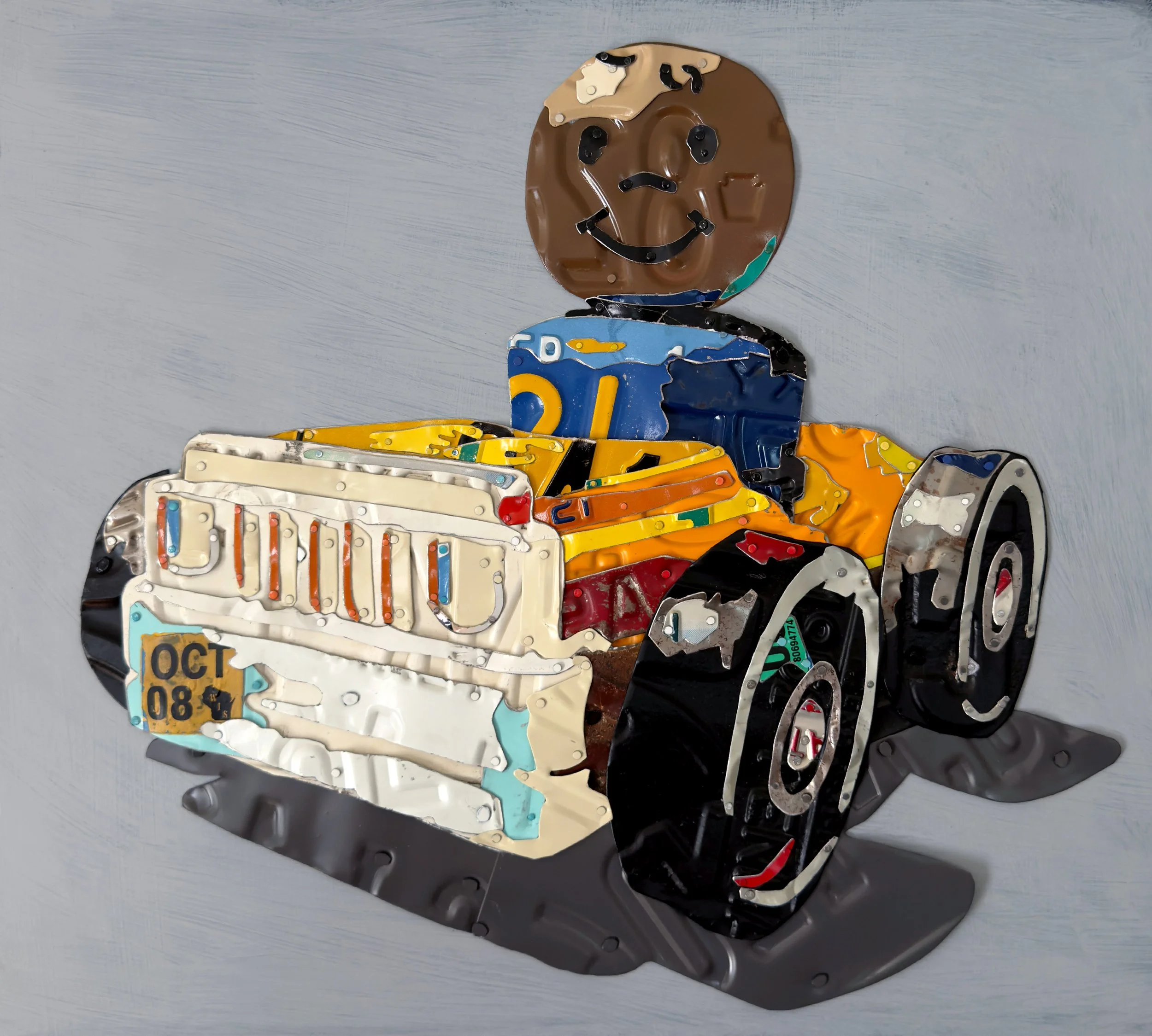 "Boy In A Yellow Car"
18' x 20"
2025