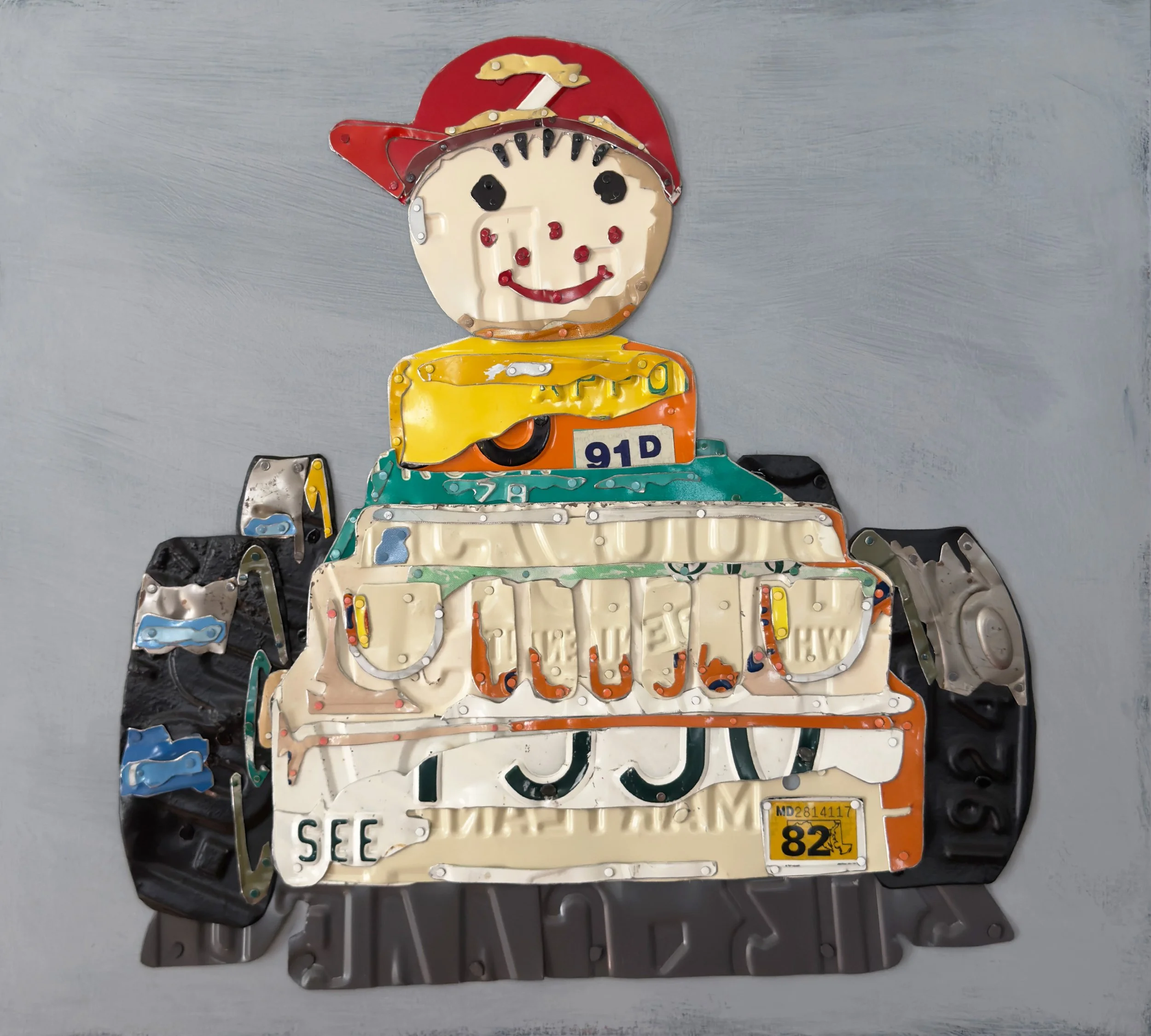 "Boy In A Green Car"
18" x 20"
2025