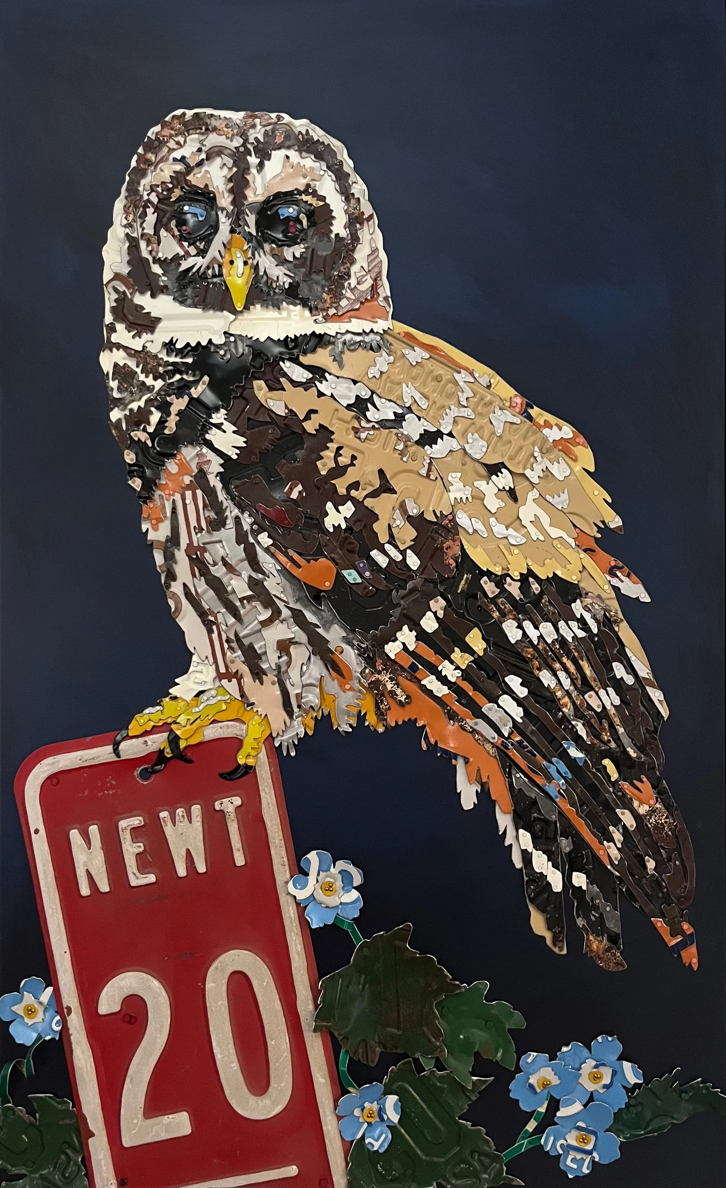 "Corner of Newt & Barred Owl"
36" x 22"
2025