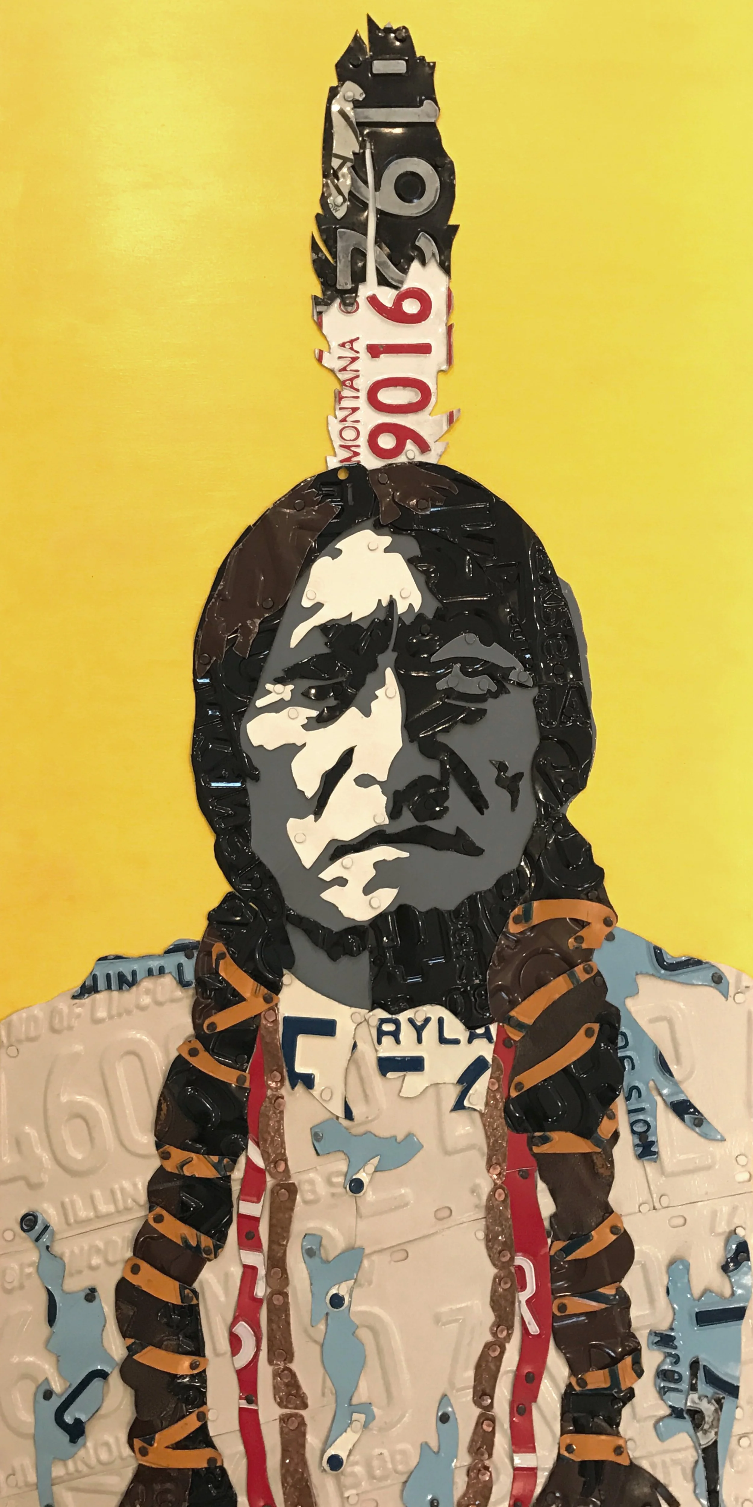 "Sitting Bull"
36" x 18"
2017
SOLD