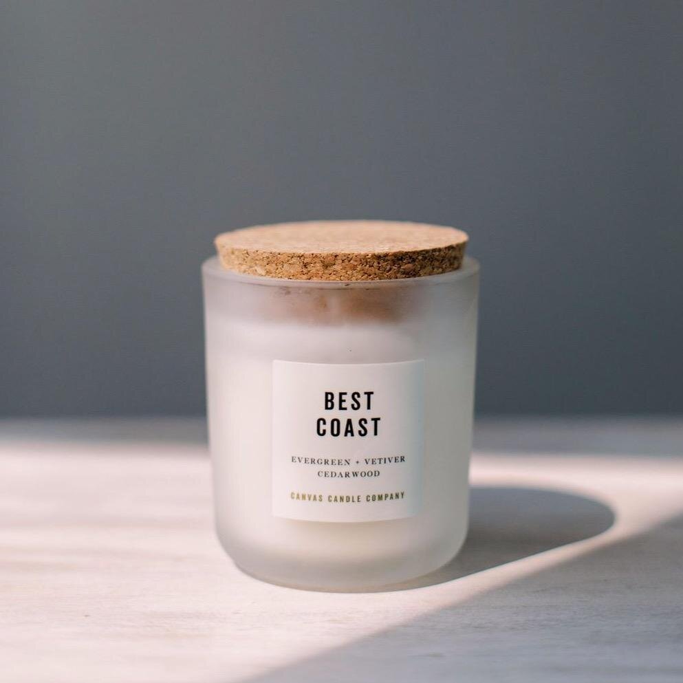 Canvas Candle Best Coast