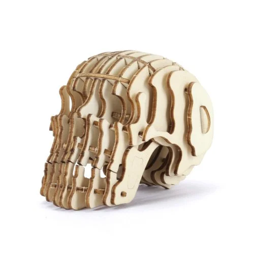 3D Wood Skull Puzzle