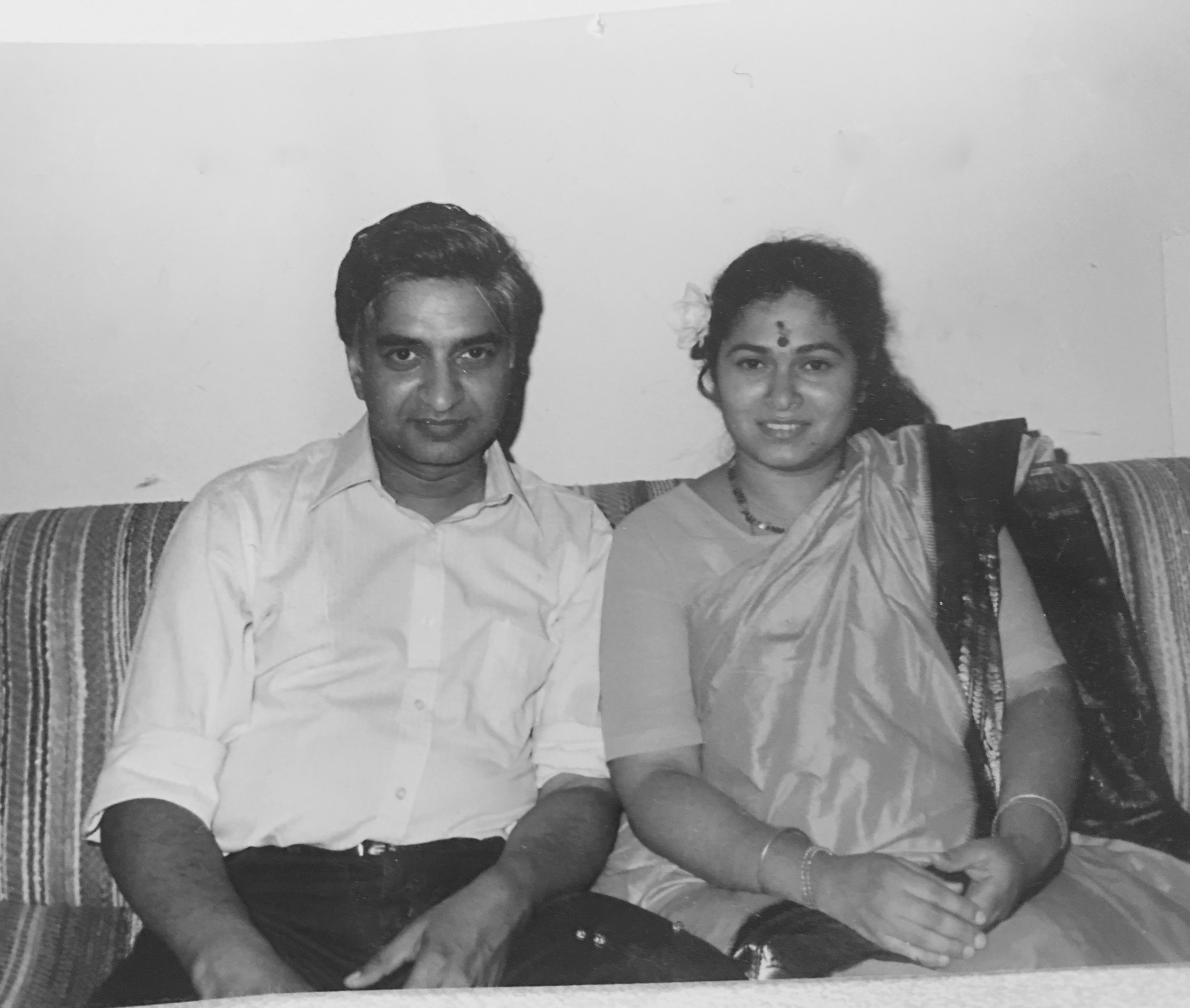 Ram and Nayana Krishnan (Photo is provided as a courtesy to The $8 Man and is the property of Nayana and Ram Krishnan)