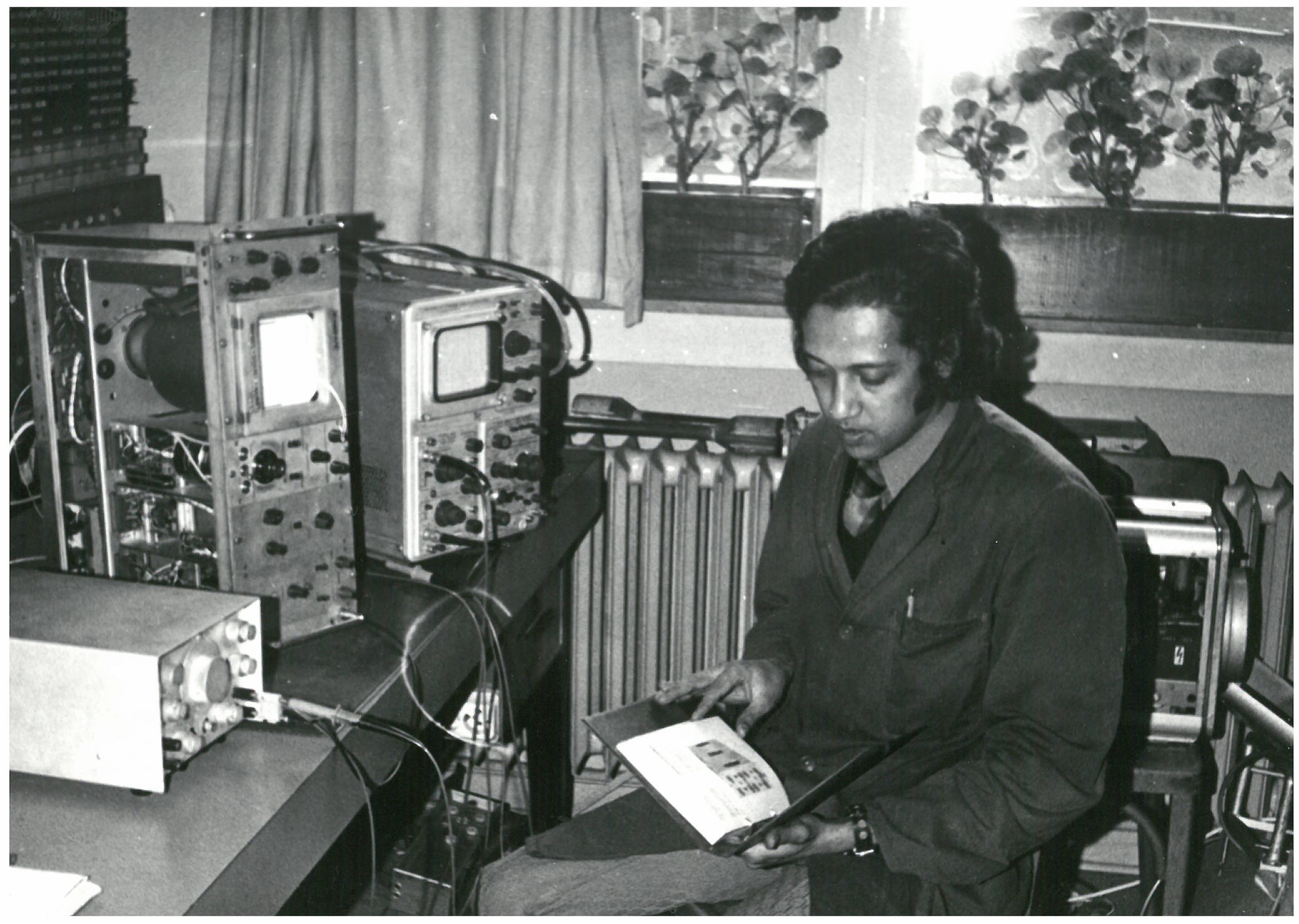 Kumar Malavalli as a training engineer (Photo is provided as a courtesy to The $8 Man and is the property of Kumar Malavalli)